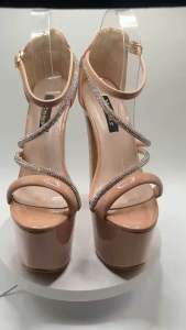 Venus Elegant Pageant heels 6.8inches nude color