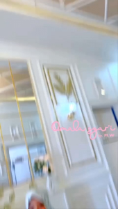 Flamboyan Gamis Anak Set Hijab Dress Cerutty Printing Full Furing Jilbab Segi Empat