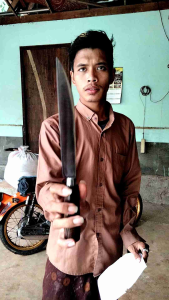 Pisau Ukuran 40cm Tanpa Sarung