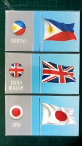Ref Magnet - Flags of Different Countries - Size: 2.20 x 4 inches - Longer Than ATM Size - Personalized for Souvenir Give away Gift and Etc