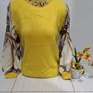 Rajut import tangan kombinasi 868