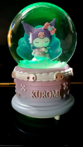 Kotak Musik / Snowball / Bola Salju / Bola Musik Melody Kuromi / Music Box Melody Sanrio