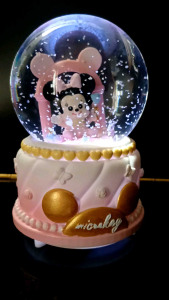 Kotak Musik / Bola Kaca / SnowBall / WaterBall / SnowGlobe / Bola Cristal / Bola Air Mickey Minnie / Bola Salju Mickey Mouse Disney
