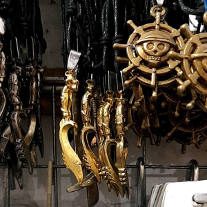 KALUNG TALI LIONTIN KUJANG GOLD / KALUNG TALI STAINLES