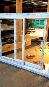 Kusen Aluminium Model Jendela Sliding Kanan Kiri T95 x L105 & T120 x L90