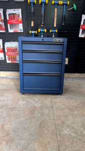 Tủ dụng cụ CSPS 61cm - 04 hộc kéo màu xanh dương kèm chân tăng chỉnh