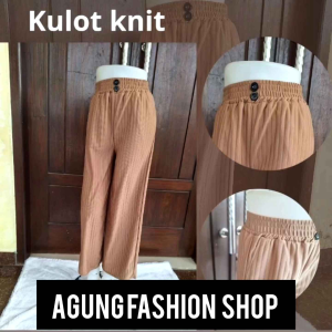 Celana Kulot Knit Wanita: Desain & Kualitas Tinggi