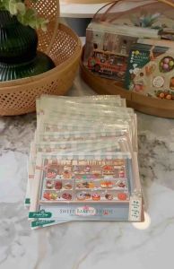 Sticker Design Local Pastry Bakery Shop Cute Graphic Drawing Concept (BUY 10 FREE 1) Waterproof