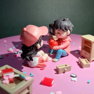 ตุ๊กตาจิ๋ว ตูกตุ่น ชุดคู่รักวัยใส ราคา/ชิ้น สำหรับแต่งบ้าน แต่งเค้ก ของขวัญ ประดับงานแต่งงาน