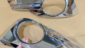 Cover Fog Lamp Depan Ayla 2017-2021: Foglamp Platinum Chrome