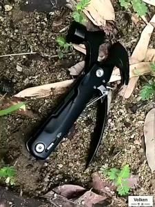 Palu Kampak Tang Lipat Pisau Kunci L Cakar Survival Camping Multifungsi Portable / Palu Kaca Serbaguna