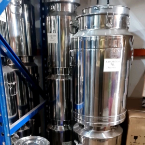 Stainless Steel Canister Bucket Airtight Container With Lid No Leakage Oil Seal Wine Barrel Tea Milk Trans Pail Food Storage Tea Jar Tong Air Susu Simpanan 无磁密封钢桶