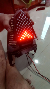 Santocoustomproject Stoplamp Running Honda Revo lama/Lancip PNP