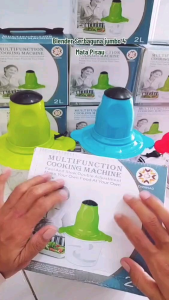 Blender Daging Bumbu 4 Mata Pisau Elektrik Meat Grinder Gilingan 2L