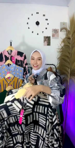 KEMEJA OVERSIZE RAYON MOTIF WANITA / KEMEJA JUMBO TERBARU