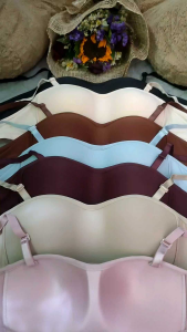 Soft cap Bralette bra strapless no wire thin pads bra sizes 34 to 42
