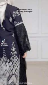 ZEEA DRESS TENUN BLACK CESA - BAJU TENUN