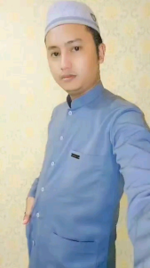 Koko Pria Lengan Panjang Dewasa Desain Haibah Abu Kalem Bahan Polyester Premium Berkualitas