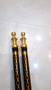 4pcs Plus Kunci Handle Pintu Motif Sisik Naga dan Handle Pintu Rumah Panjang 35cm