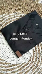 Baju Koko Kurta Lengan Pendek Pria Dewasa Jumbo Material Catton Toyobo Adem Serap Keringat Size M L XL XXL 3XL 4XL