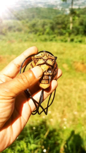 Kalung Kaboa Asli Sancang Garut Motip Macan Tengkorak