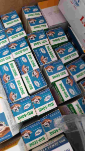 Bio-Sone trị thương hàn tiêu chảy cho gia súc và gia cầm. Chai 20cc.