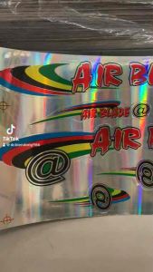 Bộ tem xe đạp AIRBLADE chữ màu đỏ hàng nhập Thái Lan chất lượng cao dành trang trí riêng cho dòng xe này tem màu sắc cực đẹp và bền giá bán cực tốt bán lẻ như bán sỉ