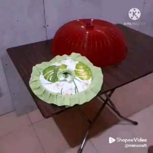 Sarung Tudung Saji Bulat ● Besar Minimalis / Cover Tudung Saji Bundar ○ Simpel