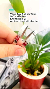 Vòng tay adida bằng titan 100% không đen gỉ  - Đeo May Mắn Bình An 8.9.22 Vòng tay phật đeo phong thủy