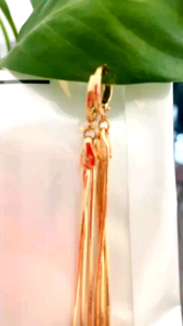 Đôi Bông tai Xuping khắc ký hiệu đeo không phai gỉ vang giả 18k đeo khuyên tai Cực Bền Mẫu 12.3.24- Bảo Hành 3 Tháng - Lokalo Shop - Người Đeo Đơn Giản Tự Nhiên Lại Sang Trọng