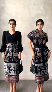 STELLA DRESS TENUN - COUPLE BAJU TENUN