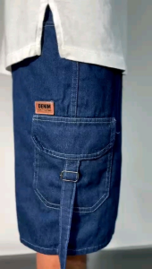 celana cargo pendek jeans anak laki laki usia 4-12 tahun fashion import terbaru