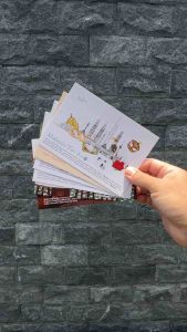 Postcard Design Malaysia Truly Asia Map Kopitiam Food & Grocery Shop Concept (BUY 10 FREE 1)