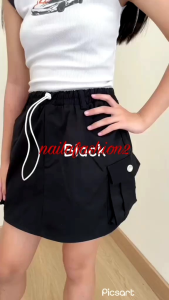 Rok cargo anak perempuan usia 1-10 tahun