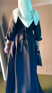 gamis lebaran 2026 viral gamis crinkle wanita