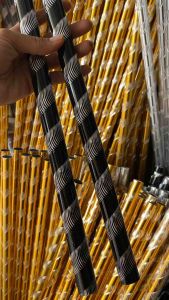 BATANG GORDEN HITAM ULIR TIANG BESI GORDEN VARIAN 50 CM - 2 METER TONGKAT GORDEN