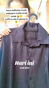 Outer Blazer Scuba Terbaru & Kerah Kimino