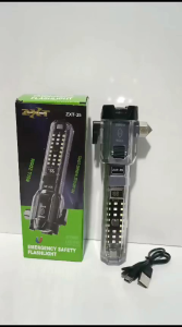 Senter Emergency Safety Flashlight Zoom - Senter Multifungsi Pemecah Kaca & Pemotong Belt ZXT-35