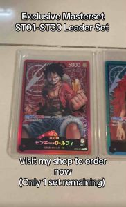 One Piece Card Game Starter Deck Leader Masterset (ST01 to ST29) complete set