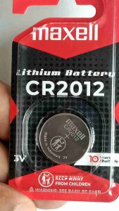 Baterai Maxell CR2012 3 VOLT ORIGINAL JAPAN LITHIUM COIN BATTERY