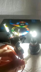 Lampu LED C6 H4 1 Warna Dus Hitam: Desain Modern & Interior