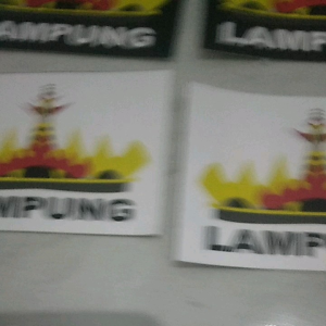 stiker siger lampung stiker motor singer lampung isi 3 pcs