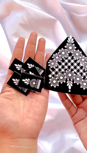 Paket Komplit 45k Cetakan Hena Pengantin & Cetakan Hena Wedding Halal Tahan 7 Hari