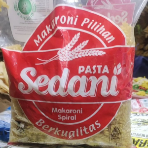 Makaroni Sepiral Pasta Sedani (Gratis Royco Sacet 1pc)