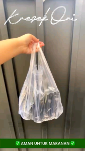 Kantong Kresek Plastik Bening ORI 420gram Per Ikat
