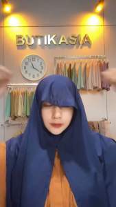 Kerudung Jilbab Hijab Segitiga Instan Jersey Premium