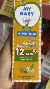 My Baby Minyak Telon Plus Longer Protection 12 Jam Bebas Nyamuk 60 ml 90 ml 150 ml