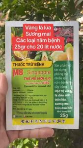 THUỐC TRỪ NẤM BỆNH METALAXY PHÒNG TRỪ NẤM BỆNH HẠI CÂY TRỒNG TRÊN LÚA SƯƠNG MAI DƯA HẤU GÓI 25GR