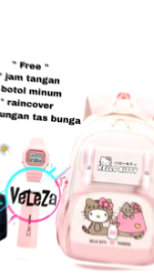 Tas Ransel Hello Kitty: Tas Sekolah Anak Perempuan Remaja
