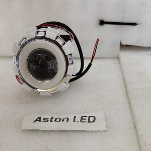 Lampu LED Projie Depan Utama 3 Mode 3 Inch Angel Demon Eye Jamur Ubur-Ubur Running Motor Mobil Projektor HID Gen 2 Strobo Kedip Flash Diam 3 Mode Kipas Spiral Bulat